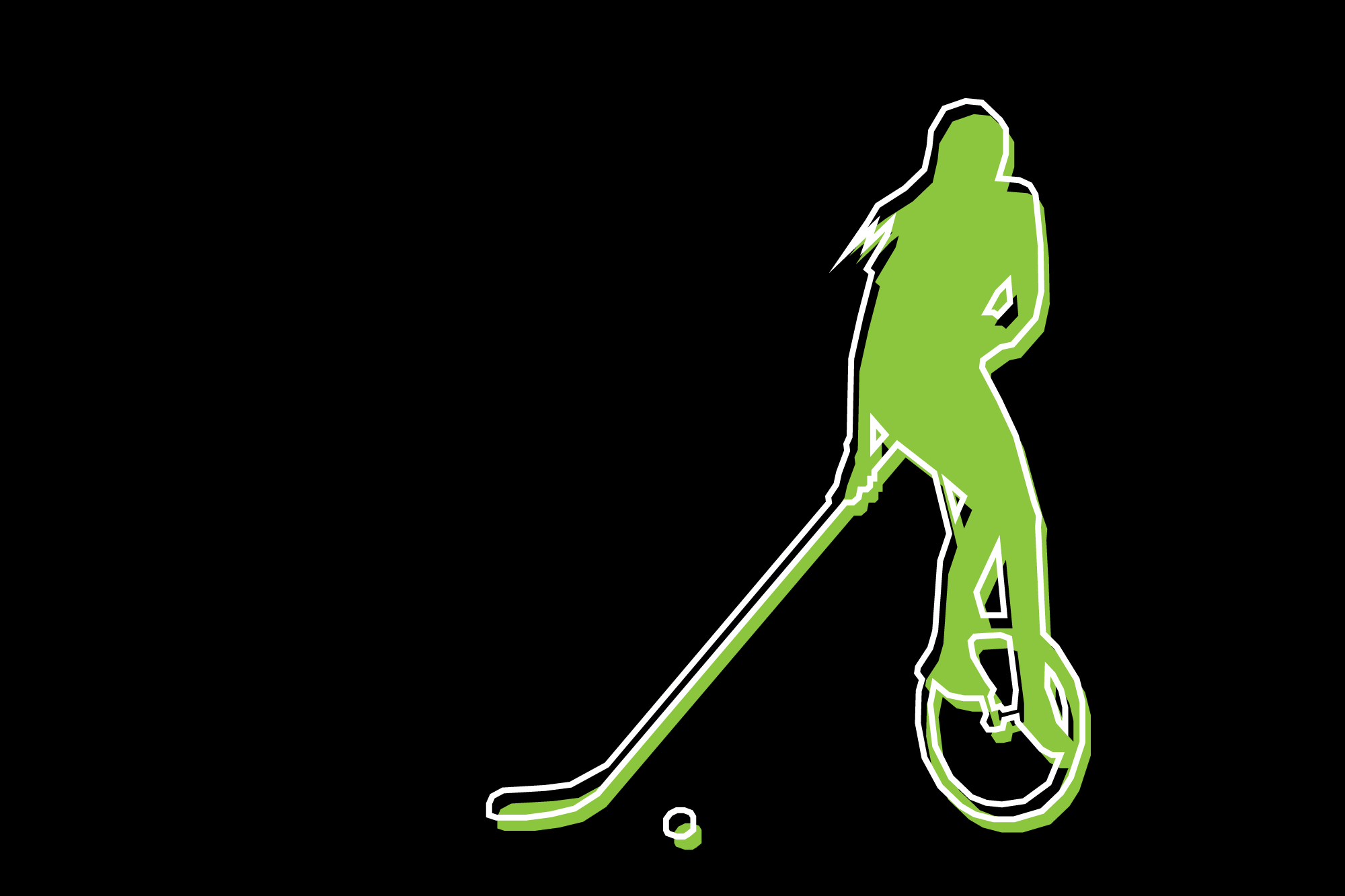 Illustration Einradhockey